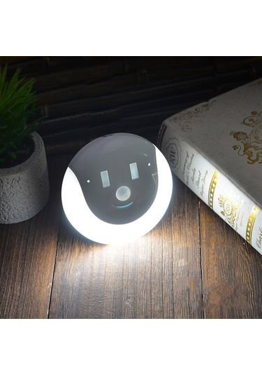 Neevoyu Led Akıllı Kişi Algılama Gece Lambası - Usb Şarjlı, 3-6m Algılama, Manyetik Montaj, Soğuk Beyaz Işık Beyaz