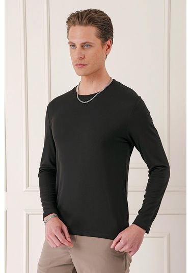 Ts 870 Slim Fit A.kahve Spor T-shirt Kahverengi