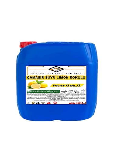 Strong&Clean Çamaşır Suyu Limon Kokulu 20 KG