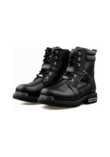 Harley Davidson 025m100726 Franco Wp B Black Deri Erkek Günlük Bot 025m100726-franco-wp-b-black-derı Siyah 025m100726-franco-wp-b-black-derı