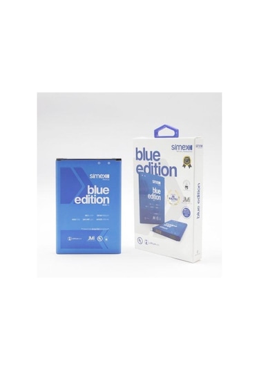 Simex G4 İle Uyumlu Sbt-03 Bl-51yf Batarya Blue Edition