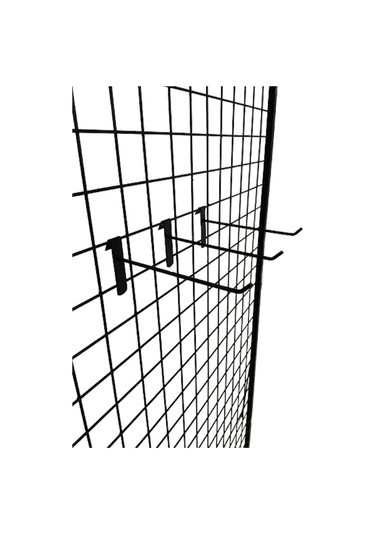 100 Adet, 30 Cm, Siyah Boyalı Tel Pano Kancası, Raf Kancası, Pano Teli, Raf Teli, Askılık Teli Diğer