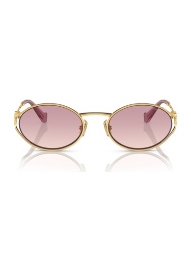 Miu Miu Mu52ys 5ak06s 54-21-125 Kadın Güneş Gözlüğü Altın