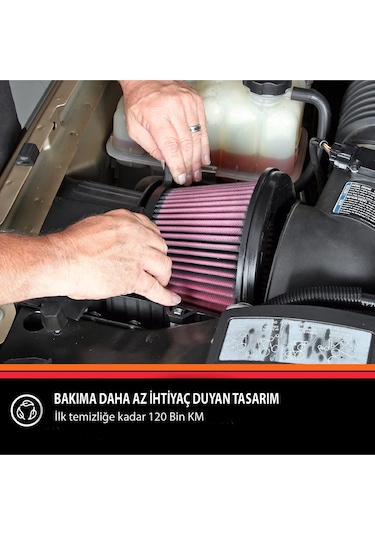 Mercedes E200, Infiniti Q50 2013 - 2019 Yıkanabilir Hava Filtresi KN E-0663