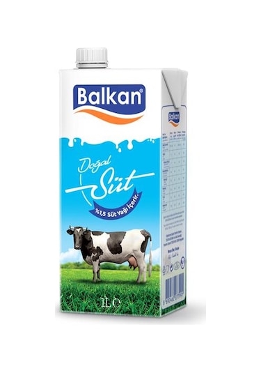 Balkan Süt Yarım Yağlı 1 Lt X 6 Adet