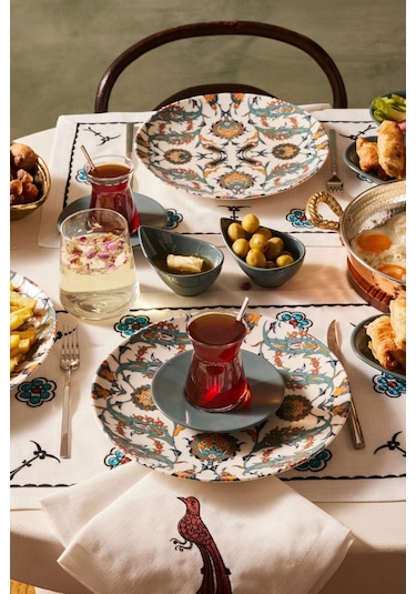 Karaca  Flevo Porselen 26 Parça 6 Kişilik Kahvaltı/Servis Takımı