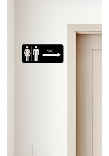 Wc Tabelası, Tuvalet Levhası, Kadın Erkek Tabela, Yönlendirme Levhaları 60
