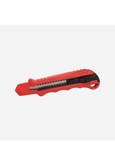 Rak104 Tekno Falçata Maket Bıçağı - Geniş - Metal - Kırmızı