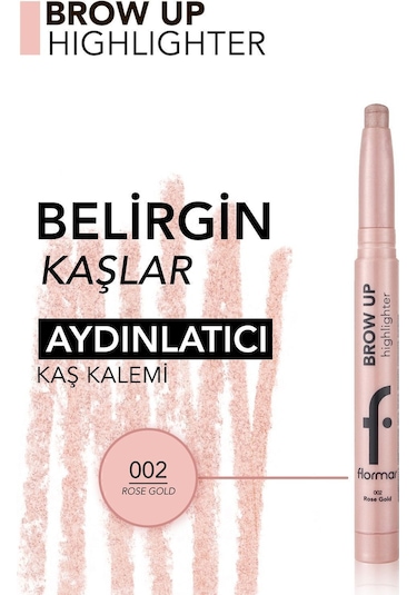 Flormar Brow Up Asansörlü Kalem Aydınlatıcı 002 Gold