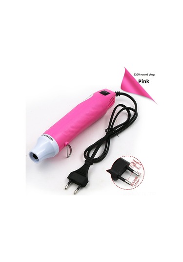 Geekyou 220v Yuvarlak Fişli Isı Lamba - Kauçuk Damga, Göçük Film, Ham陶 Ve El Sanatları İçin Dıy Aracı Pembe - Toptan Satış