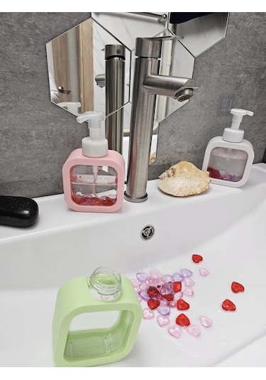 Vsakıe Stukovıny Pembe Köpük Oluşturuculu Köpük Dispenser 300ml 326414953 Pembe