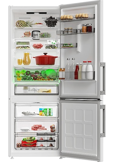 Grundig GPKND 490 490 L Duo-No Frost Alttan Donduruculu Buzdolabı Beyaz