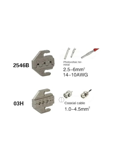 Sıkma Aracı Pense Sıkma Çene Seti, 4mm Yuvası Çeneleri 06