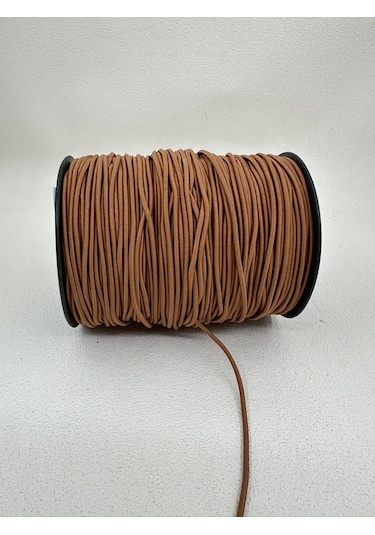 Yuvarlak Lastik-5 Metre - Kahve