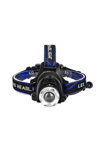 Jeehugo Usb Şarjlı Led Balıkçılık Feneri, Entegre Enstrüman, 800m Menzil, 4 Işık Kaynağı Beyaz/mavi/sarı/mor , Teleskopik Zoom, Entegre Sensör, 8-20 Saat Süre, 4 Pil Ve Şarj Kablosu Dahil