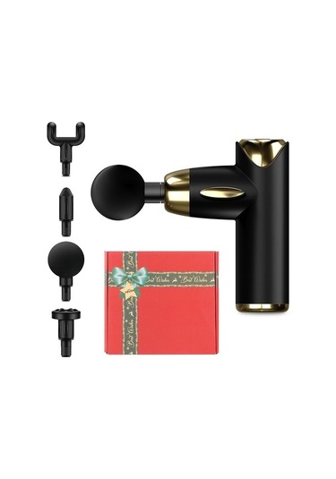 Fitness Fasyal Tabancası Profesyonel Kas Gevşeme Masajı Ev Akıllı Servikal Masaj Tabancası Fasya Tabancası Jf4jdp Mavi - Siyah