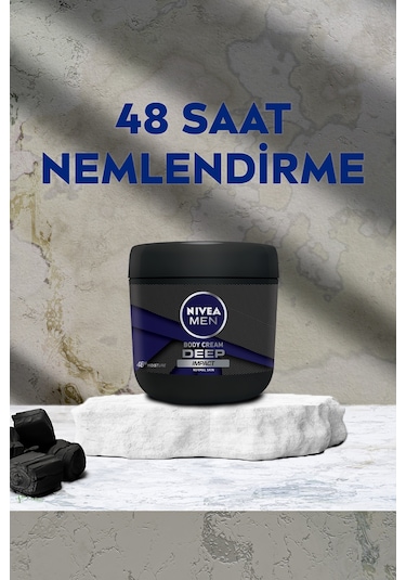 NIVEA Deep Impact Erkek El Ve Vücut Bakım Kremi 400 ML
