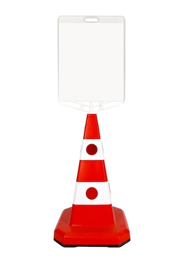 Ultra Kedi Gözlü Ağırlıklı Boş Levhalı Trafik Koni Seti Trafik Du N11.156