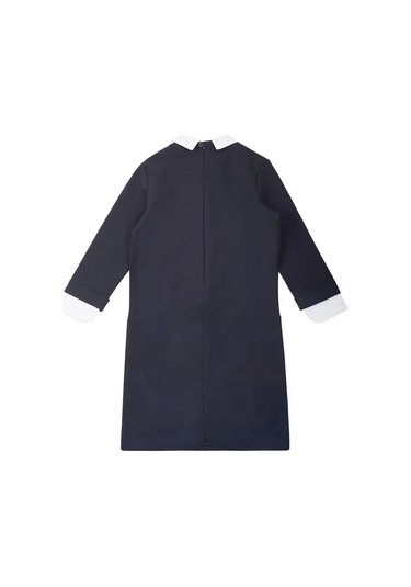 Daniele Patrici Kız Çocuklar İçin Mavi Okul Elbisesi Yakalı 169572869 Mavi