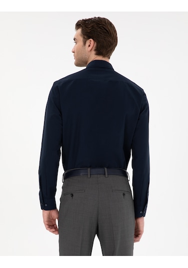 Pierre Cardin Erkek Lacivert Gömlek Basic 50307297-vr033 Lacivert