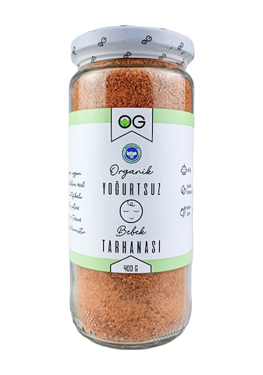 OG natural Organik Yoğurtsuz Bebek Tarhanası 400 G