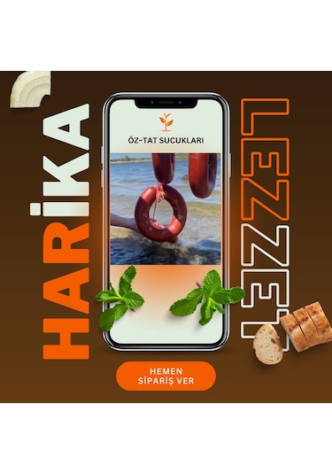 Öztat Yöresel %100 Afyon Kasap Sucuğu 2 KG