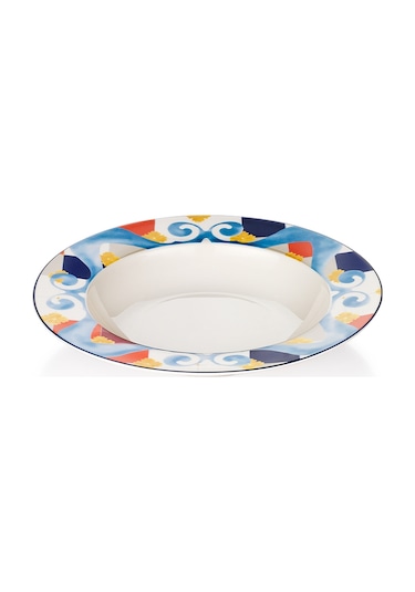 Schafer Fiesta Yemek Takımı 24 Parça Mavi