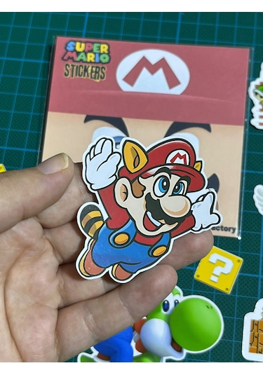 Super Mario Sticker Set 20 Parça