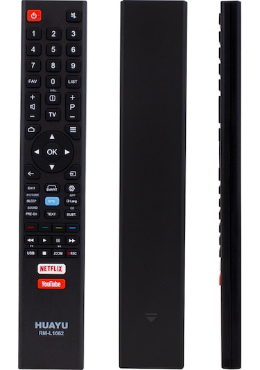 Huayu Rm-l1662 Netflıx-youtube Tuşlu Unıversal Lcd Led Tv Kumanda