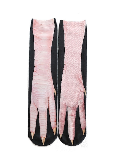 Springsun 3d Hayvan Ayak İzi Çorapları - Kedi Köpek Kaplan Kartal At Dinozor Desenli, Unisex Fun Stili, Canlı Renkler, Gerçekçi Efekt, Gençler Erkek Kadınlar İçin Diğer