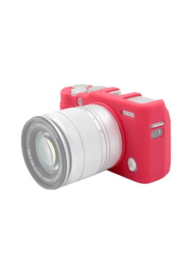 Puluz Soft Silicone Protective Case For Fujıfılm X-a3 / X-a10 Rose Red