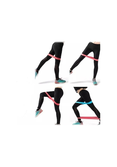 Technosmart 3 Lü Farklı Dirençte Aerobik Bandı Hafif Orta Sert