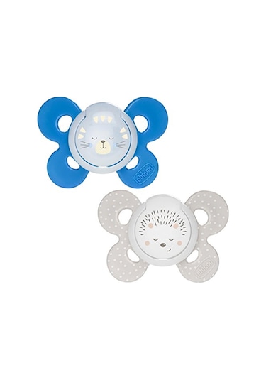 Chicco Physioforma Comfort Silikon Emzik (16-36 Ay) 2'Li Bej - Gri