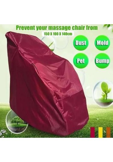 Lemestar Premium Masaj Koltuğu Kılıfı - Su Geçirmez, 150x100x140cm, Uzaktan Kumandalı Fermuarlı Çok Renkli