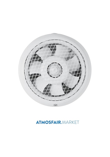 S&P Hcm-N-180 Geri Akış Panjurlu Pencere / Duvar Tipi Fan 450M3/H