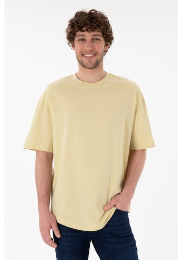 U.S. Polo Assn. Erkek Long Fit Bisiklet Yaka Açık Haki Basic Tişört 50305988-VR183 U.S. Polo Assn. Erkek Long Fit Bisiklet Yaka Açık Haki Basic Tişört 50305988-VR183