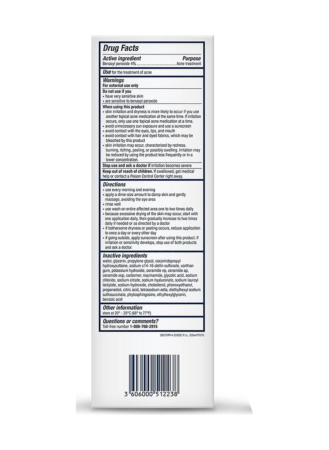 Cerave Akne Karşıtı Köpüren Krem Temizleyici 150ml Skt:11/2025