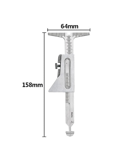 Dancemonkey Kaynak Dikişi Ölçer İçin Yanlış Yan Cetvel Diğer