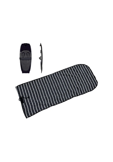 Suntek Kayak Kneeboard Çantası Sörf Tahtası Örtüsü Siyah - Beyaz