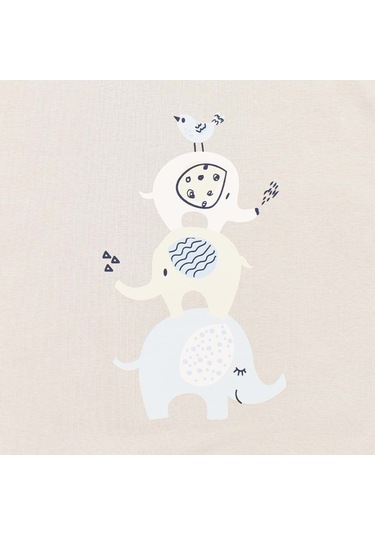 Bibaby Elephant In Live Bebek Battaniyesi 85X90 Cm 64623 Çok Renkli