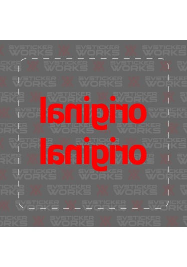 El Hareketi Jdm Sticker Araba Laptop Motosiklet Sticker Yapışkanlı Folyo Kırmızı