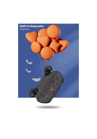 Babydoor Motto 15-36 Kg Yükseltici Oto Koltuğu Ultra Comfort Yükseltici - Siyah