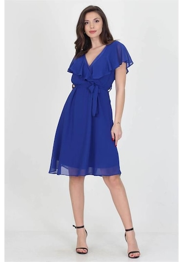 Kadın Şifon Mezuniyet Elbisesi Dpry8081 Saks