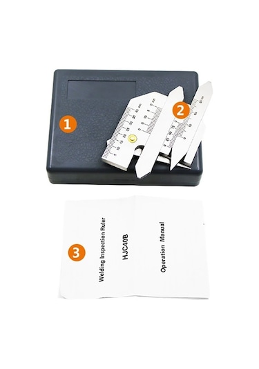 Dancemonkey Hjc40b Paslanmaz Çelik Kaynak Ölçer, Ölçme Cetveli Diğer