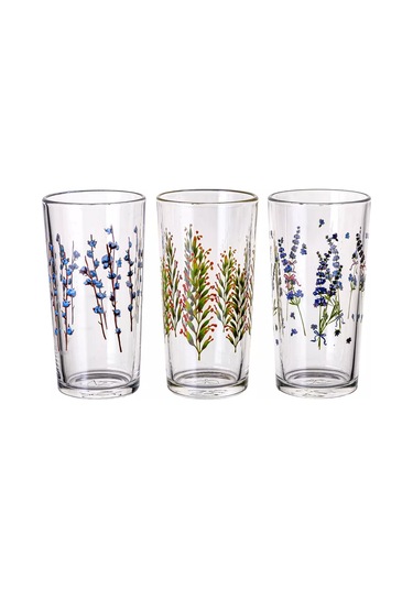 Osz Yüksek Rakımlı Cam Meyve Suyu Bardakları Seti, 6 Adet, 230 Ml 229413292 Beyaz