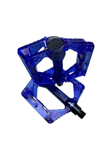 Bike Sky Evo Şeffaf Renkli Platform Geniş Pedal Platform Bisiklet Pedalı Reflektörlü