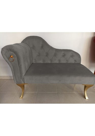 Modern Köşe Koltuğu Alda Josefin Puf Bench Pembe