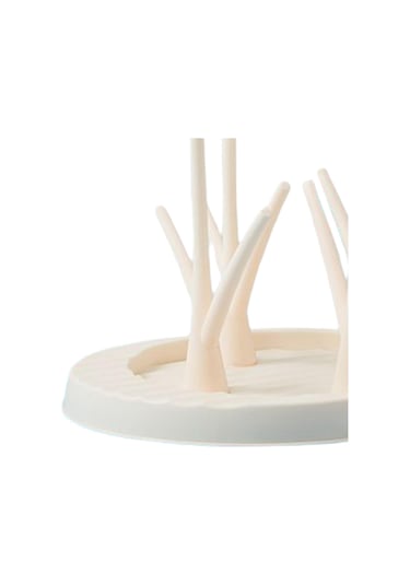 Suntek Biberon - Şişe Fırça Seti ve Kurutma Standı Bej