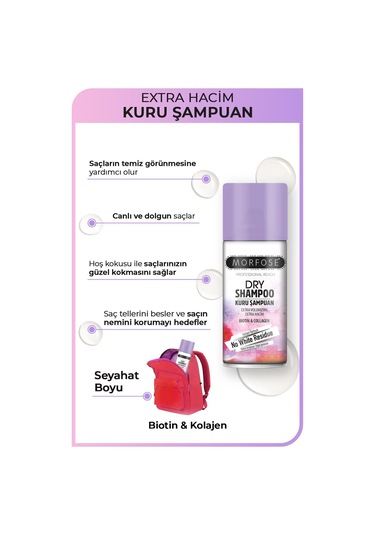 Morfose Ekstra Hacim Kuru Şampuan 90 ML