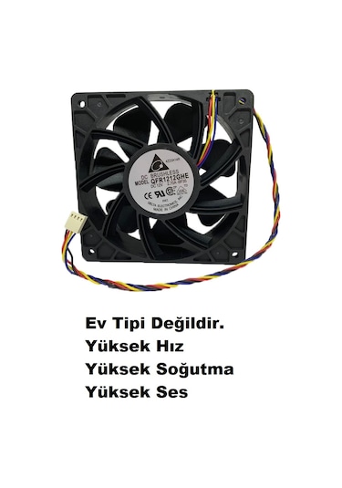 Delta Pfc1212De 12V 2.70A Hp Server Fan 120X120X38 Mm